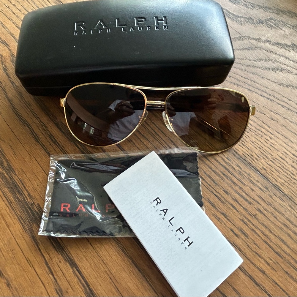 Ralph Lauren Women’s Aviator Polarized Sunglasses